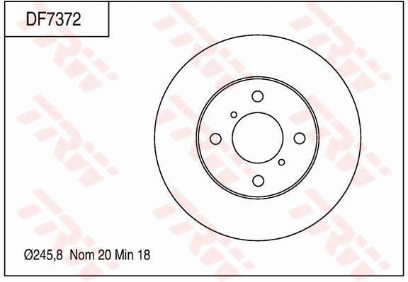 Brake Disc (DF7372)
