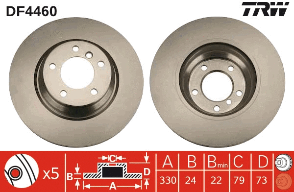 Brake Disc (DF4460)