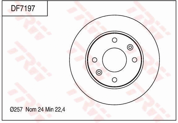 Brake Disc (DF7197)