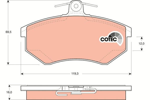 Brake Pad Set, disc brake