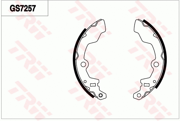 Brake Shoe Set (GS7257)