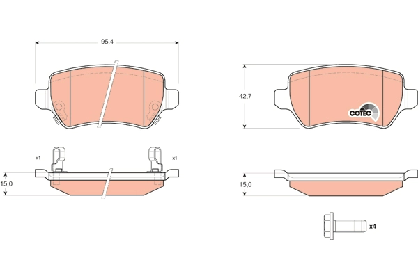 Brake Pad Set, disc brake