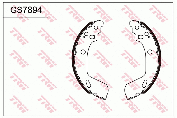 Brake Shoe Set (GS7894)