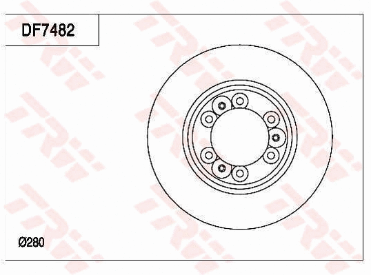 Brake Disc (DF7482)
