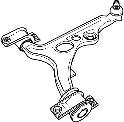 Control/Trailing Arm, wheel suspension (JTC382)