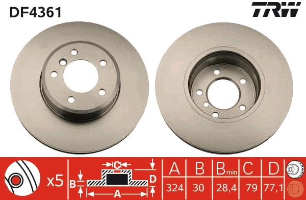 Brake Disc (DF4361)