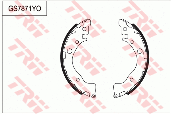 Brake Shoe Set (GS7871)