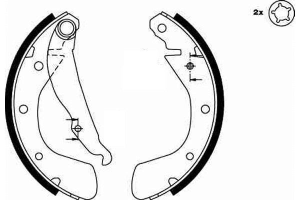 Brake Shoe Set