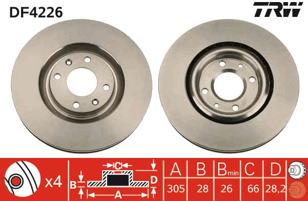 Brake Disc (DF4226)