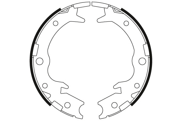 Brake Shoe Set, parking brake