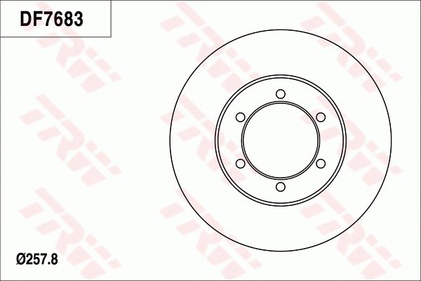 Brake Disc (DF7683)