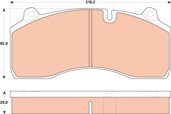 Brake Pad Set, disc brake (GDB5100)