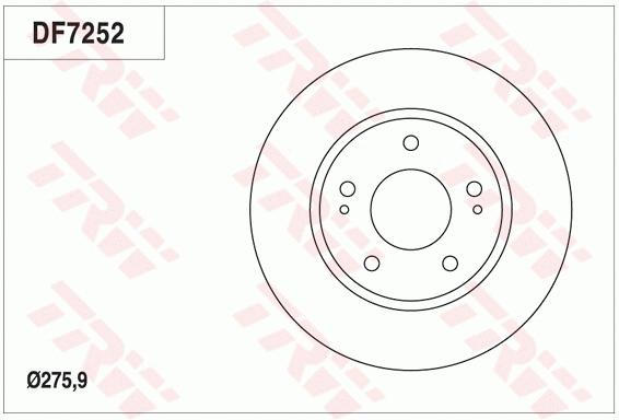 Brake Disc (DF7252)