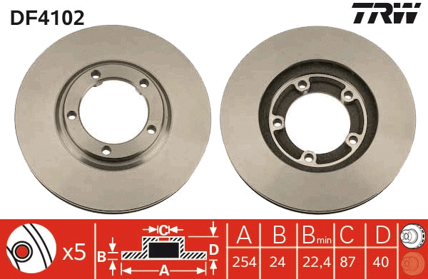 Brake Disc (DF4102)
