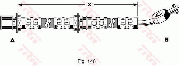 Brake Hose (PHD282)