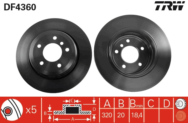 Brake Disc (DF4360)