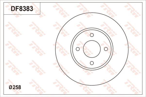 Brake Disc (DF8383S)