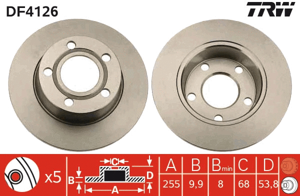 Brake Disc (DF4126)