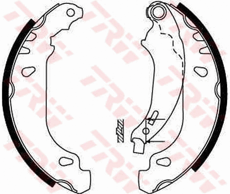 Brake Shoe Set (GS8642)