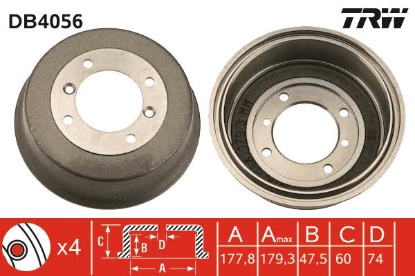 Brake Drum (DB4056)