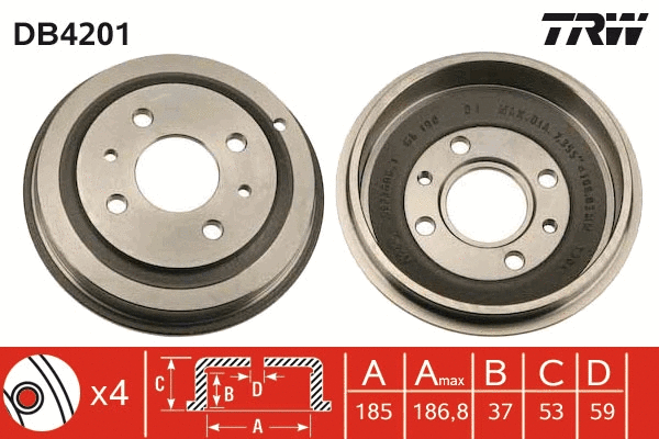 Brake Drum (DB4201)