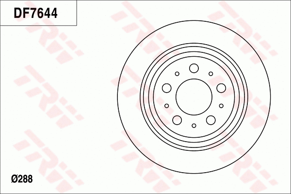 Brake Disc (DF7644)