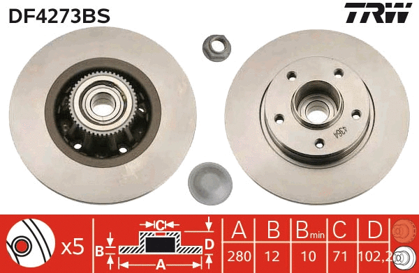 Brake Disc (DF4273BS)