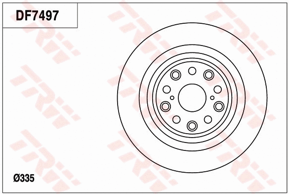 Brake Disc (DF7497S)