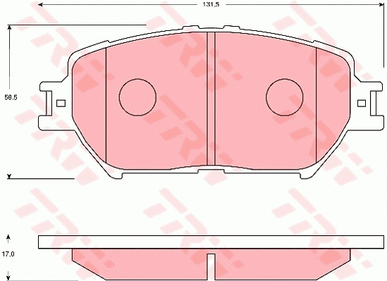 Brake Pad Set, disc brake (GDB7224)