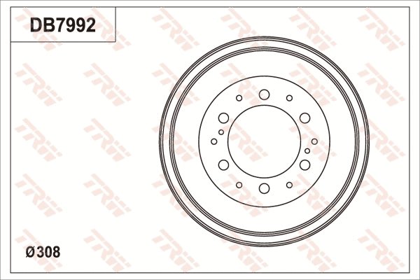 Brake Drum (DB7992)
