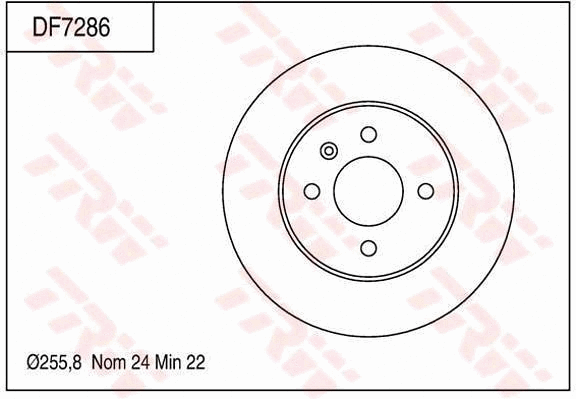 Brake Disc (DF7286)