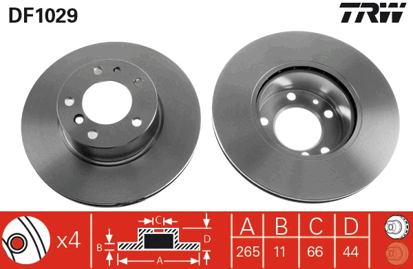 Brake Disc (DF1029)