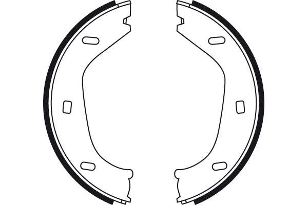 Brake Shoe Set, parking brake