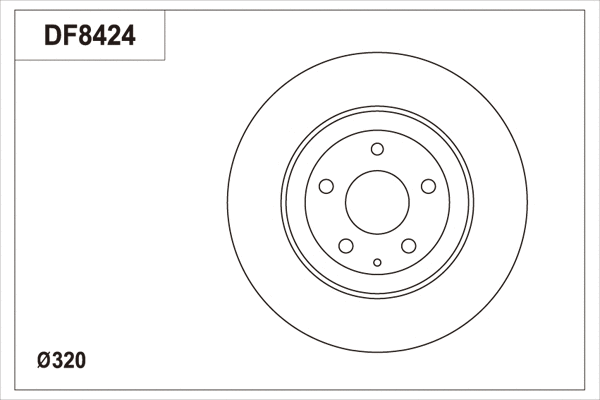 Brake Disc (DF8424S)