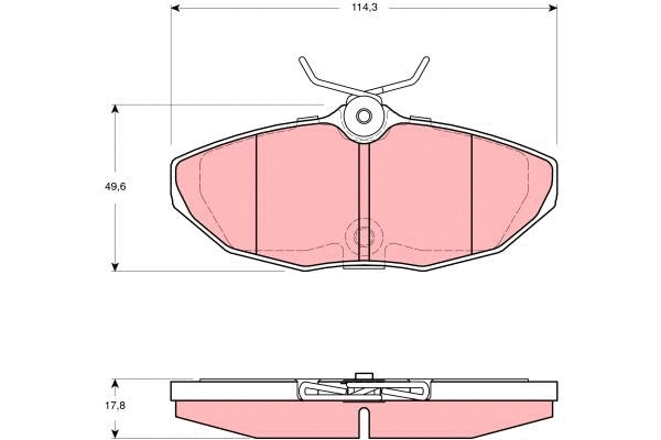 Brake Pad Set, disc brake (GDB1511)