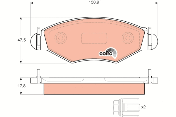 Brake Pad Set, disc brake
