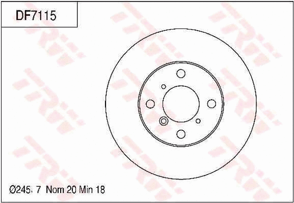 Brake Disc (DF7115)