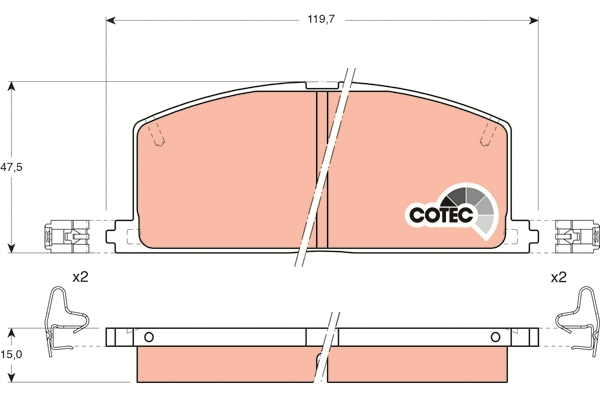 Brake Pad Set, disc brake