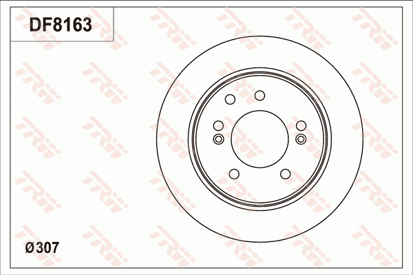 Brake Disc (DF8163)
