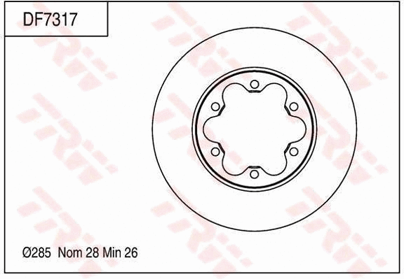 Brake Disc (DF7317)