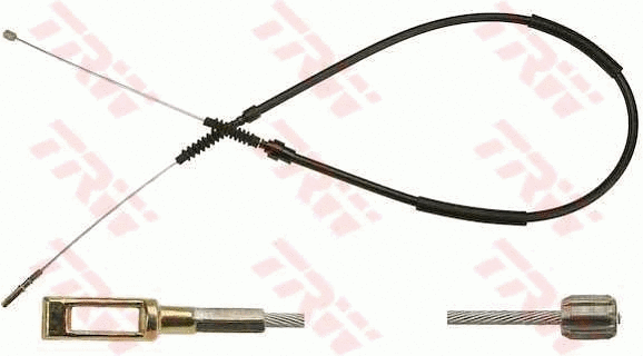 Cable Pull, parking brake (GCH1553)