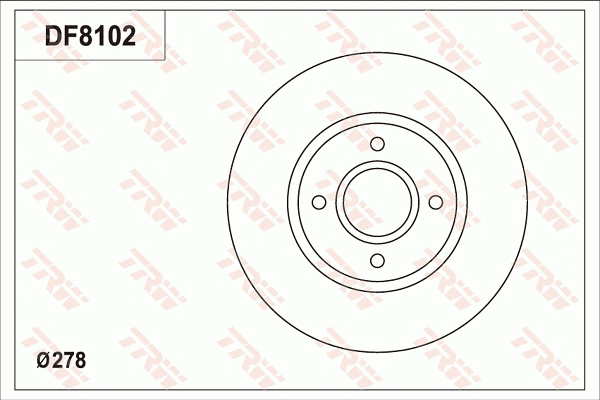 Brake Disc (DF8102)