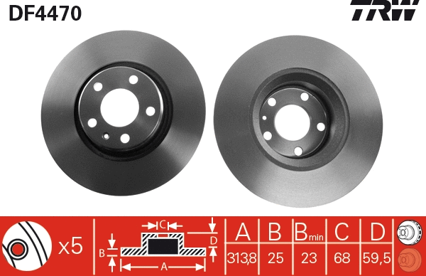 Brake Disc (DF4470)