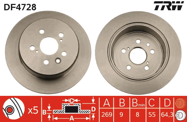 Brake Disc (DF4728)