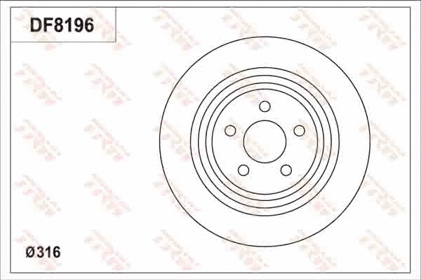 Brake Disc (DF8196S)
