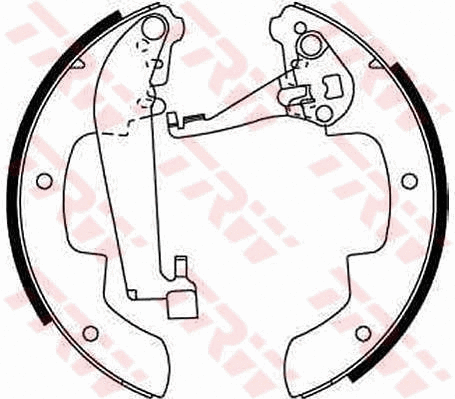 Brake Shoe Set (GS6216)