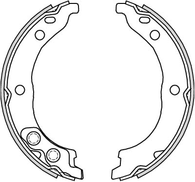 Brake Shoe Set, parking brake