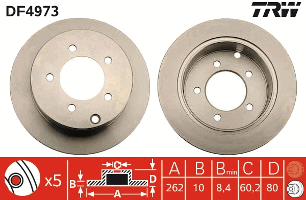 Brake Disc (DF4973)