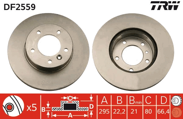 Brake Disc (DF2559)
