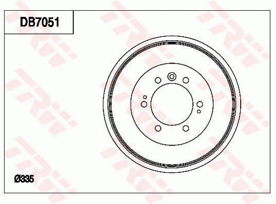 Brake Drum (DB7051)